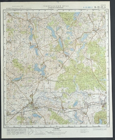 Mapa topograficzna : N-33-92-B : Drawsko Pomorskie