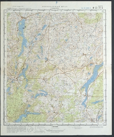 Mapa topograficzna : N-33-72-B : Gowidlino