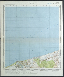 Mapa topograficzna : N-33-68-A : Kołobrzeg