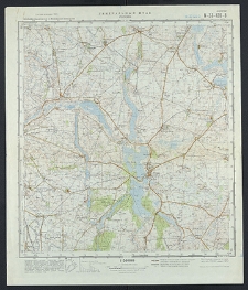 Mapa topograficzna : N-33-120-W : Rogowo