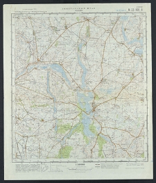 Mapa topograficzna : N-33-120-W : Rogowo