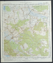 Mapa topograficzna : N-33-69-B : Sianów