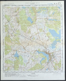 Mapa topograficzna : N-33-82-W : Szczecinek