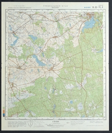 Mapa topograficzna : N-33-115-A : Barlinek