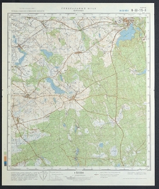 Mapa topograficzna : N-33-115-A : Barlinek