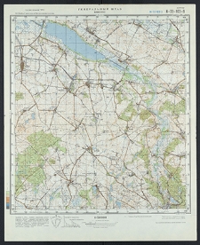 Mapa topograficzna : N-33-103-W : Brzesko