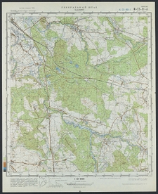 Mapa topograficzna : N-33-81-A : Byszyno