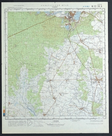 Mapa topograficzna : N-33-118-B : Chodzież