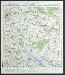 Mapa topograficzna : N-33-142-G : Czempiń