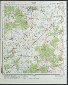Mapa topograficzna : N-33-95-B : Człuchów