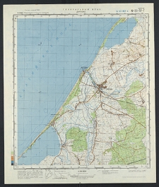 Mapa topograficzna : N-33-57-G : Darłowo