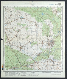 Mapa topograficzna : N-33-114-W : Dębno