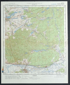 Mapa topograficzna : N-33-116-B : Drezdenko