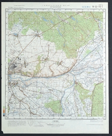 Mapa topograficzna : N-33-115-G : Górki Noteckie