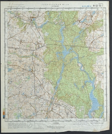 Mapa topograficzna : N-33-96-G : Gostycyn