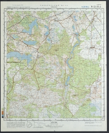 Mapa topograficzna : N-33-94-A : Jelenino