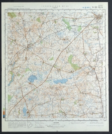 Mapa topograficzna : N-33-119-B : Kcynia