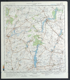 Mapa topograficzna : N-33-131-B : Kłecko
