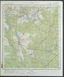 Mapa topograficzna : N-33-83-A : Koczała