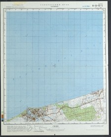 Mapa topograficzna : N-33-68-A : Kołobrzeg