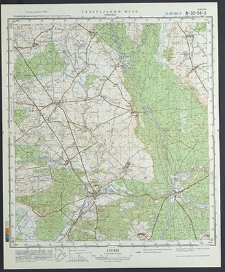 Mapa topograficzna : N-33-94-B : Okonek