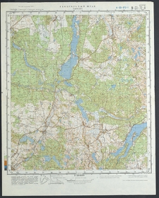 Mapa topograficzna : N-33-72-A : Parchowo