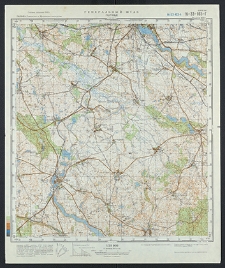 Mapa topograficzna : N-33-103-G : Pełczyce