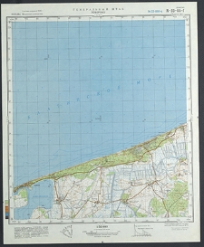 Mapa topograficzna : N-33-66-G : Pobierowo