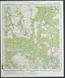 Mapa topograficzna : N-33-70-W : Polanów