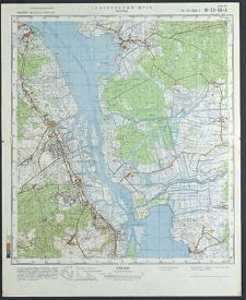 Mapa topograficzna : N-33-90-A : Police