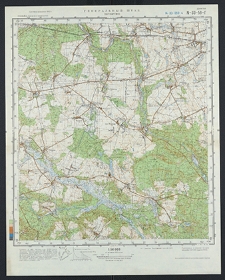 Mapa topograficzna : N-33-59-G : Potęgowo