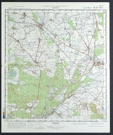 Mapa topograficzna : N-33-118-G : Ryczywół