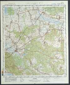 Mapa topograficzna : N-33-69-B : Sianów
