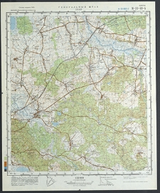 Mapa topograficzna : N-33-69-B : Sianów