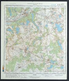 Mapa topograficzna : N-33-129-A : Sieraków