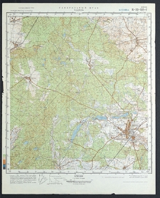 Mapa topograficzna : N-33-105-G : Trzcianka