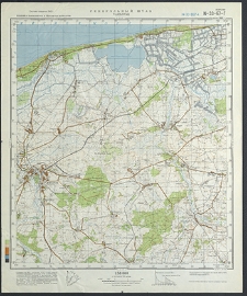 Mapa topograficzna : N-33-67-G : Trzebiatów