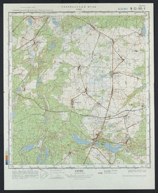 Mapa topograficzna : N-33-105-A : Tuczno