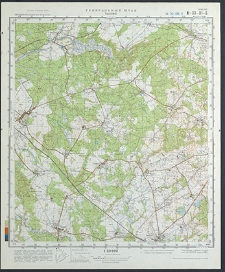 Mapa topograficzna : N-33-81-B : Tychowo