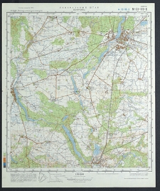 Mapa topograficzna : N-33-119-W : Wągrowiec