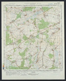 Mapa topograficzna : N-33-58-G : Wrześnica