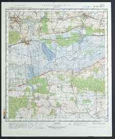 Mapa topograficzna : N-33-107-G : Wyrzysk