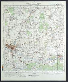 Mapa topograficzna : N-33-143-B : Środa Wielkopolska