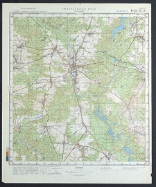 Mapa topograficzna : N-33-127-W : Sulęcin