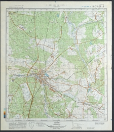 Mapa topograficzna : N-33-90-B : Goleniów