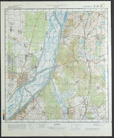 Mapa topograficzna : N-33-101-G : Schwedt