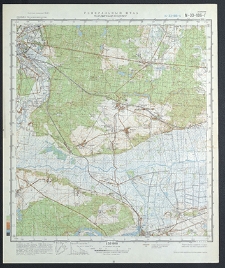 Mapa topograficzna : N-33-106-G : Przedmieście-Podlasie