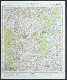 Mapa topograficzna : N-34-111 : Lipno