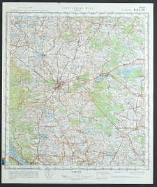 Mapa topograficzna : N-34-111 : Lipno