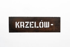 Szablon kolejowy : Krzelów